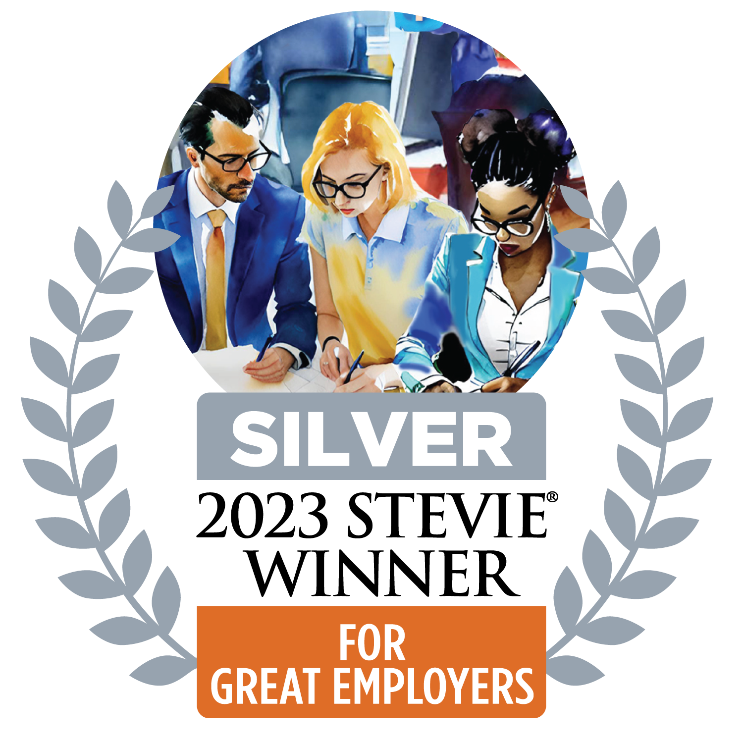 SAGE23_Silver_Winner Silver 2023 Stevie Winner for great employers